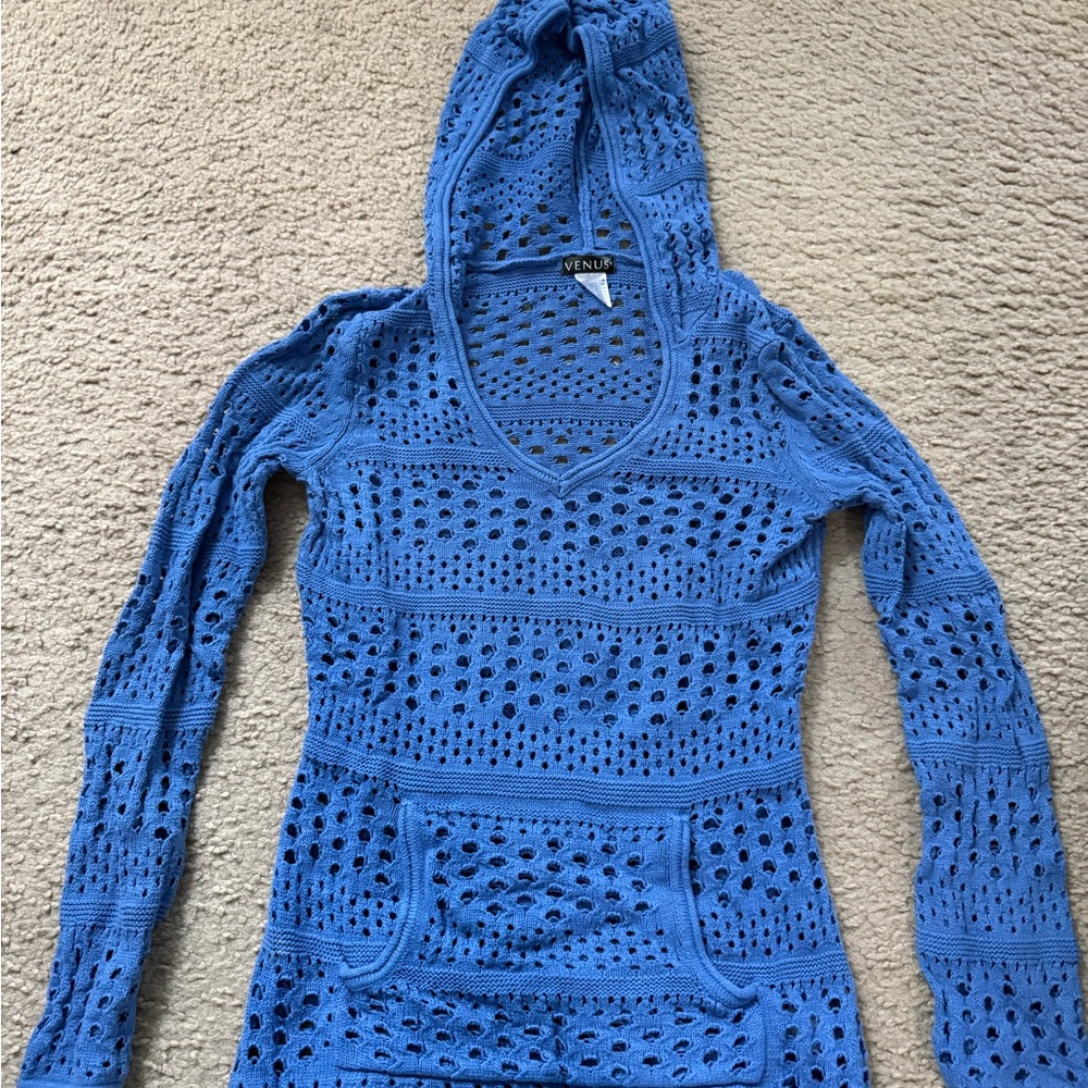 VENUS Sky Blue Knit Top